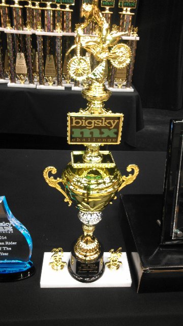 2014 Big Sky MX Challenge Single Trophy